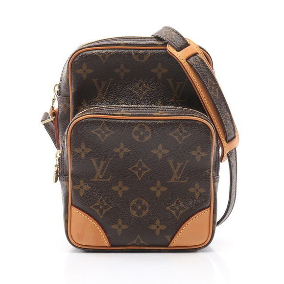Louis Vuitton Amazon Shoulder Bag Leather Monogram Brown - Picture 1 of 7